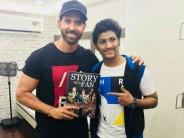 Bollywood actor Hrithik Roshan rose to stardom with his debut film Kaho Naa Pyaar hai. The testimony of Hrithik's rage that Hrithik has made him a Superstar overnight, with his fandom galore across quarters. Recently, the actor has presented a memoir of a fan's many encounters neatly compiled in a book, while on the sets of  Super 30. The ardent fan of Hrithik, Pratik Chheda in a unique gesture got a book printed, compiling memories of the Superstar over 18 years of his career.  Hrithik's fan reached the sets of Super 30 in Mumbai to present the book to the Superstar. The actor on learning about the fan's presence called upon to meet him. Sources from the sets share, "Hrithik was touched by the fan's gesture. Pratik (the fan) expressed to being a diehard fan of Hrithik since his debut film, he wouldn't leave an opportunity of seeing Hrithik and would often visit sets and locations where the actor would be present. Over the years, the fan compiled pictures and memories of all his meetings with Hrithik. Presenting the memoir to Hrithik, he also showed him a tattoo of the Superstar's name inked on his arms. Hrithik was left stunned by his fan's love."