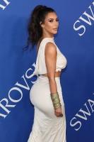 Kim Kardashian,Kim Kardashian braless,Kim Kardashian naked,2018 CFDA Fashion Awards,celebs at 2018 CFDA Fashion Awards,Kim Kardashian goes braless