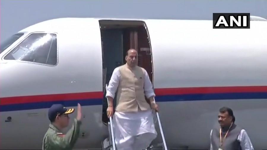 The state has been witnessing a tense situation, with incidents of stone pelting and terror attacks increasing by the day. Last month, 19 CRPF personnel were injured after their vehicle skidded off the road due to stone pelting in Jammu and Kashmir's Srinagar. In the same month, a tourist from Chennai died after being hit by a stone during clashes in Narbal area. Union Home Minister,Union Home Minister Rajnath Singh,Rajnath Singh,Rajnath Singh at Srinagar,Rajnath Singh in Srinagar