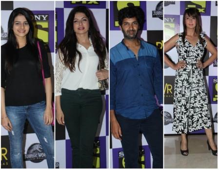 Hollywood movie Jurassic World: Fallen Kingdom witness a bucket full of stars at the special screening which held last evening at PVR in Juhu, Mumbai. From Left to right Avantika Dasani, Bhagyashree, Purab Kohli and Preeti Jhangiani graced the event. Check out the above slideshow to see the photos of celebs like Arshad Warsi, Maria Goretti with their son Zeke Warsi and daughter Zene Zoe Warsi, Mini Mathur with her son Vivaan Khan and daughter Sanya Khan, Parvin Dabas, Shanaya Kapoor, Maheep Sandhu, Sanjay Kapoor, Shanaya Kapoor, Zayed Khan and others who were also seen at the special screening.