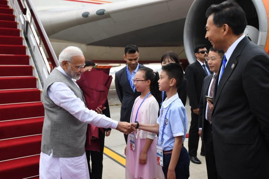 Modi is also expected to hold bilateral meetings with leaders of other SCO member states on the sidelines of the Summit. PM Narendra Modi,Narendra Modi,Narendra Modi in China,Modi in China,SCO Summit,Modi at SCO Summit,SCO Summit pics,SCO Summit images