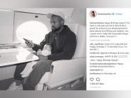 Reality star Kim Kardashian West wished husband Kanye West as he turned 41 today. The star posted a picture of the rapper on Instagram a sitting in a plane. The message read, "Happy Birthday babe!!!!! It's been a wild year but we're here & life is good! So proud of you dropping back to back albums & fulfilling your dreams. You inspire me to make the impossible always become a reality. Love you."