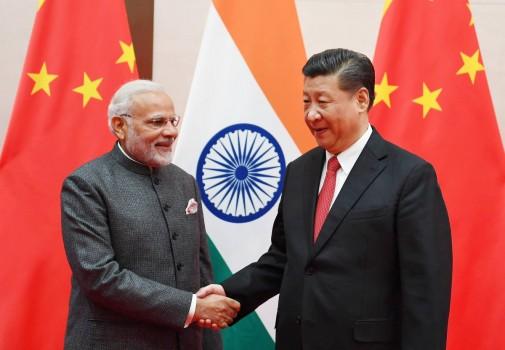 Indian Prime Minister Narendra Modi and Chinese President Xi Jinping held a 