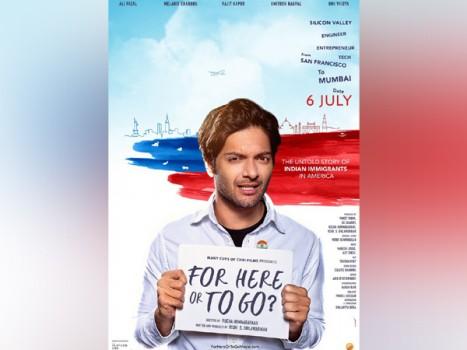 The makers have dropped a new poster of 'For Here Or To Go' and the lead actor, Ali Fazal, looks dashingly uncertain on it. The poster also gave out the release date of the film in India, July 06. The film is set against the backdrop of the 2008 recession and revolves around an Indian entrepreneur that struggles with American immigration system. Apart from the 'Fukrey' actor, the film also stars Melanie Chandra, Rajit Kapur, Amitosh Nagpal, and Omi Vaidya in pivotal roles. The dramedy is directed by Rucha Humnabadkar and written by Rishi Bhilawadikar. The film was released overseas in 2017 but July 06 will be the homecoming date for the critically acclaimed cinema.