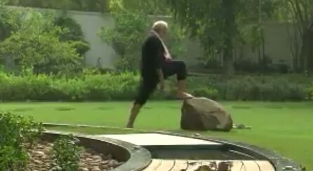 The Prime Minister shared a video on his Twitter handle, where he is seen practicing yoga, walking and breathing exercises. "Here are moments from my morning exercises. Apart from Yoga, I walk on a track inspired by the Panchtatvas or 5 elements of nature - Prithvi, Jal, Agni, Vayu, Aakash. This is extremely refreshing and rejuvenating. I also practice breathing exercises. #HumFitTohIndiaFit (sic)," Prime Minister Modi wrote on the micro-blogging site. Narendra Modi,Virat Kohli,fitness challenge,Modi fitness challenge,Narendra Modi fitness challenge,Manika Batra,hd kumaraswamy