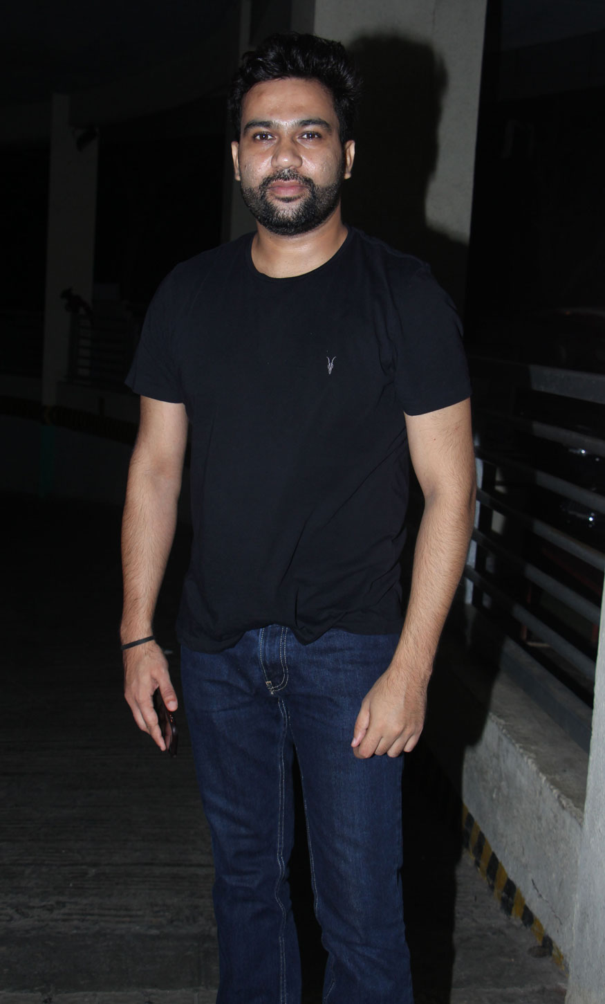 Ali Abbas Zafar poses for the cameras at the special screening of 'Race 3' in Mumbai. MS Dhoni,Sakshi Dhoni,Salman Khan,Jacqueline Fernandez,Daisy Shah,Seema Khan,Sajid Nadiadwala,Remo D'Souza,Anil Kapoor,Arhaan Khan,Race 3,Race 3 special screening,Race 3 special screening pics,Race 3 special screening images