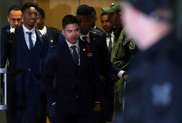 Colombia's national football team arrived in this southwestern Russian city ahead of the start of the upcoming 2018 FIFA World Cup. The team's plane landed at Kazan International Airport late on Tuesday, after which the Colombians headed to the luxurious Ski Resort in Sviyazhsk, some 35 km from the Kazan Arena. The resort - which opened in 2003 - is located in a nature reserve where the Volga, Sviyaga and Sulitsa rivers converge. "The complex complies with all the requirements made to us by the technical staff, who sought comfort, quiet and the proper logistics to train well," Colombian Soccer Federation chief Ramon Jesurun said. 2018 FIFA World Cup,FIFA World Cup,FIFA World Cup 2018,Colombian team,Colombian team in Russia,Colombian football team