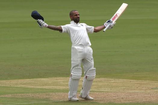 Seasoned opener Shikhar Dhawan smashed a quickfire century to help India pile 158/0 at lunch in the lop-sided opening session on day 1 of the one-off Test against debutants Afghanistan here on Thursday. At the break, Murali Vijay (41 not out) and Dhawan (104 not out) went back intact, leaving Afghanistan to rethink over their strategies in their first ever Test match. Dhawan looked in sublime touch right from the start, punishing the pace duo of Yamin Ahmadzai and Wafadar for glorious boundaries before sending his Sunrisers Hyderabad teammate Rashid Khan to the cleaners. The Delhi southpaw has now become the only Indian to score a century in the opening session of a Test match. With Vijay playing a sedate innings at the other end, Dhawan looked unstoppable and got to his seventh test ton in mere 87 balls even as the famed Afghan spin trio of Mohammed Nabi, Rashid and Mujeeb Ur Rahman seemed all at sea with this format.