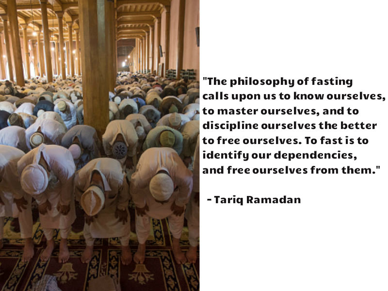 "The philosophy of fasting calls upon us to know ourselves, to master ourselves, and to discipline ourselves the better to free ourselves. To fast is to identify our dependencies, and free ourselves from them." --Tariq Ramadan Happy Eid ul Fitr 2018,Happy Eid ul Fitr 2018 Images,Happy Eid ul Fitr 2018 Greetings,Eid Mubarak,Eid Mubarak 2018,Eid Mubarak Wishes,Eid Mubarak Wishes Images,Eid Mubarak Images,Eid Mubarak Quotes,Eid ul Fitr 2018 Date in India,Eid ul Fitr 2018 Wishes,Ei