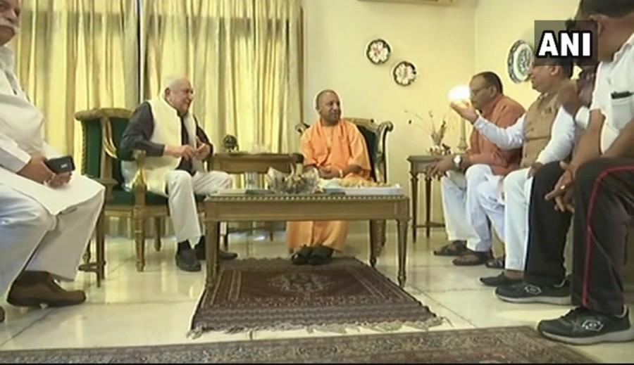 For those unversed, the 'Sampark se Samarthan' initiative was launched in May this year by BJP president Amit Shah to generate awareness about the Prime Minister Narendra Modi-led government's achievements in the last four years. Sampark se Samarthan,Chief Minister Yogi Adityanath,CM Yogi Adityanath,cardiologist Mansoor Hasan,Mansoor Hasan,Bharatiya Janata Party,BJP
