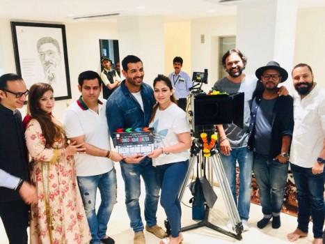 Bollywood star John Abraham kick-started the shooting of his upcoming spy-thriller 'RAW: Romeo Akbar Walter' today. Taking to Twitter, film critic and trade analyst Taran Adarsh wrote 