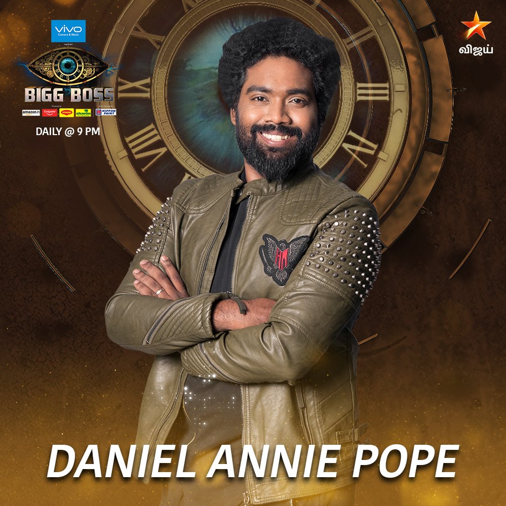 Daniel Annie Pope is the 4th entrant to the Bigg Boss Tamil Season 2! He is best known for his role in Idharkuthane Aasaipattai Balakumara. Yashika Anand,Bigg Boss Tamil 2,Bigg Boss Tamil 2 pics,Bigg Boss Tamil 2 images,Bigg Boss Tamil 2 stills,Bigg Boss Tamil 2 pictures,Bigg Boss Tamil 2 photos
