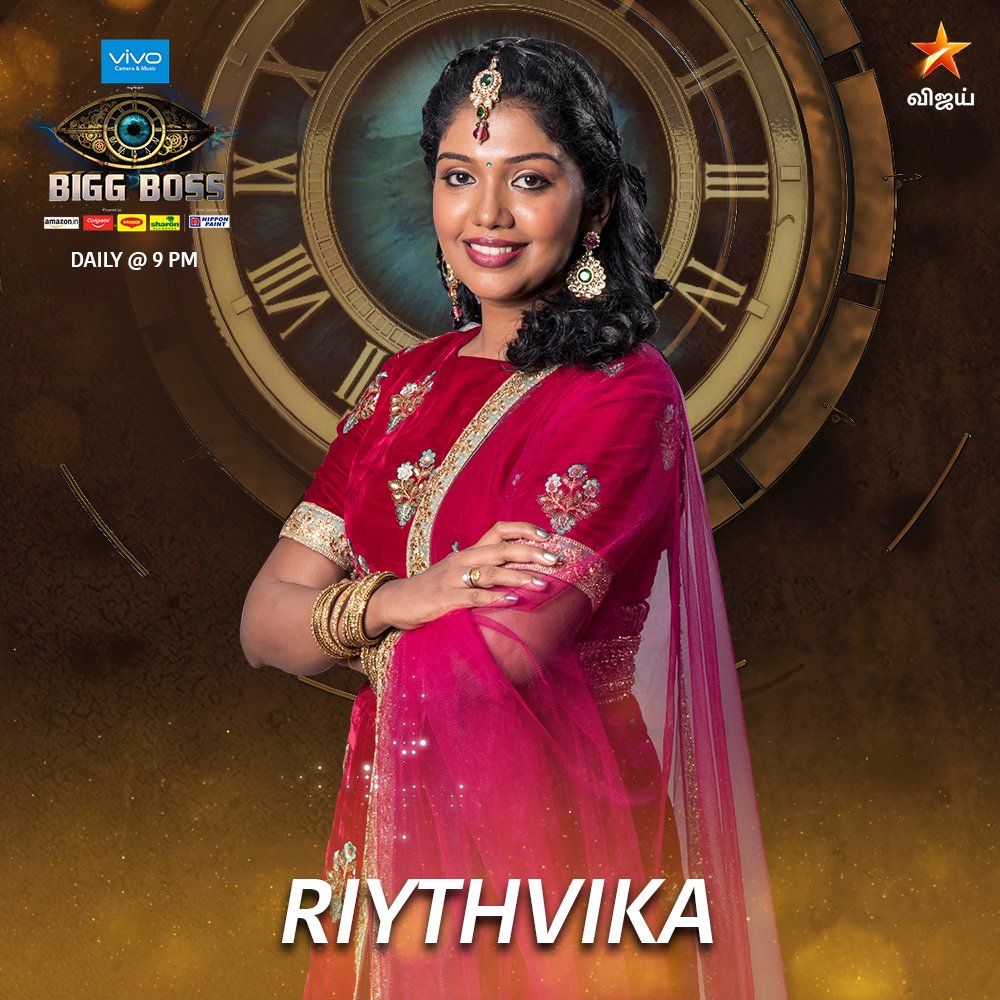 Actress Riythvika is the 10th entrant to the Bigg Boss Tamil Season 2! She is seen in films like Kabali, Madras and Paradesi. Yashika Anand,Bigg Boss Tamil 2,Bigg Boss Tamil 2 pics,Bigg Boss Tamil 2 images,Bigg Boss Tamil 2 stills,Bigg Boss Tamil 2 pictures,Bigg Boss Tamil 2 photos