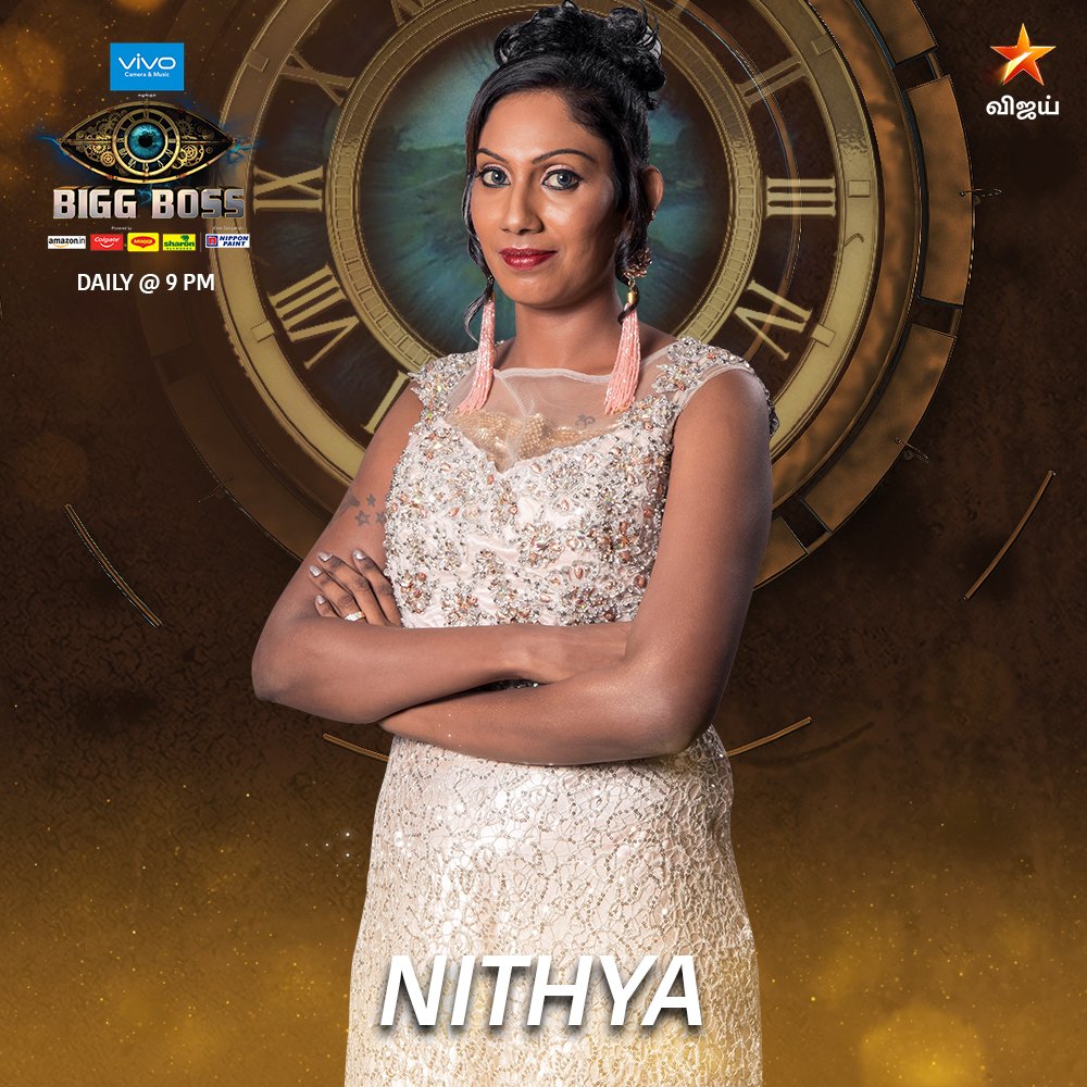 Nithya is the 14th entrant to the Bigg Boss Tamil Season 2! She also has a NGO for women empowerment. Yashika Anand,Bigg Boss Tamil 2,Bigg Boss Tamil 2 pics,Bigg Boss Tamil 2 images,Bigg Boss Tamil 2 stills,Bigg Boss Tamil 2 pictures,Bigg Boss Tamil 2 photos