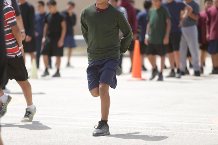 Occupants at Casa Padre, an immigrant shelter for unaccompanied minors, in Brownsville, Texas, U.S., are seen in this photo provided by the U.S. Department of Health and Human Services, June 14, 2018. Casa Padre,Inside Casa Padre,unaccompanied minors,immigrant children