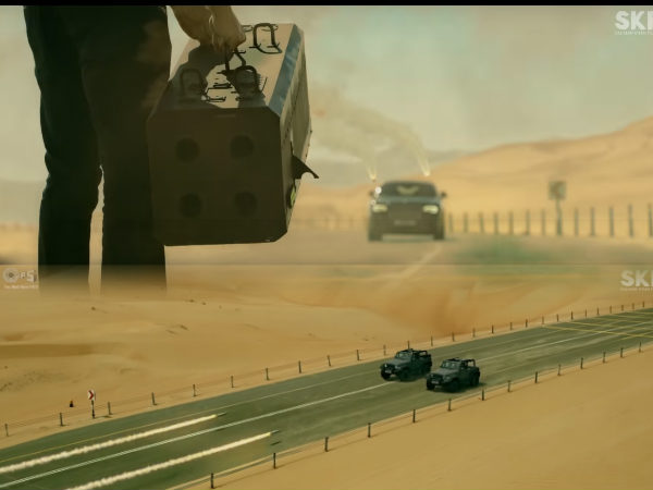 In the scene, there is only one car. In the second scene, two cars suddenly appear on the screen. Salman Khan,Salman Khan race 3,race 3 funny mistakes,race 3 mistakes,race 3 movie mistakes,Salman Khan movie mistakes,movie mistakes