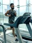 India captain Virat Kohli posted pics with the caption: "Today's session included a lot of band work for lower body strengthening; including lateral band walk, monster walk and then striding a distance of 80 meters x 12 repetitions at speed of 16km/hr on treadmill. 15 second break between each stride and completing 2 sets of 12".