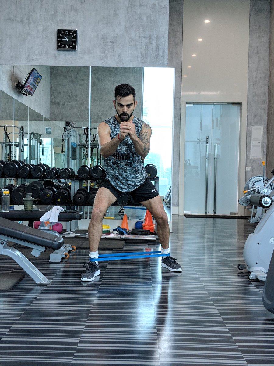 India captain Virat Kohli recently received the Polly Umrigar Award for being the best international cricketer for the 2016-17 and 2017-18 seasons at the annual BCCI awards. Kohli had a brilliant 2016-17 season as he went on to score 1332 runs in 13 games with an average of 74. In the limited overs format, the Delhi batsman amassed 1516 runs in 27 games at a 84.22 average. Virat Kohli,India Virat Kohli,virat kohli captain,Virat Kohli fitness goals,Virat Kohli workout,Virat Kohli workout pics,Virat Kohli workout images,Virat Kohli workout stills,Virat Kohli workout pictures,Virat Kohli workout photos