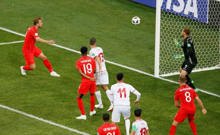 The second-half was devoid of any dynamic move from either side. Compared to the pulsating first 45 minutes, the second half saw the teams trade possession back and forth in the midfield. England coach Southgate rushed in Marcus Rashford, replacing Sterling as they stepped up their attacking mode. 2018 FIFA World Cup,FIFA World Cup,FIFA World Cup 2018,England 2 - Tunisia 1,England beats Tunisia,FIFA World Cup pics,FIFA World Cup images,FIFA World Cup stills,FIFA World Cup pictures,FIFA World Cup photos