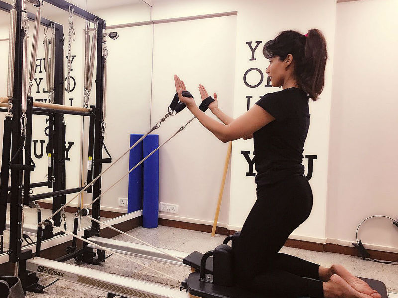 She further adds, " feel Pilates is extremely good for one’s core and tones one really well. That’s why I prefer Pilates over other body workouts. More than just sweating it out and losing weight. Pilates has more to do with overall body toning and musculature. Kickboxing is more like a cardio.. shocks your entire body up and opening up all your muscles." Chitrangda Singh,Chitrangda Singh Kickboxing,Chitrangda Singh Kickboxing pics,Chitrangda Singh Kickboxing images,Chitrangda Singh Kickboxing stills,Chitrangda Singh hot pics,Chitrangda Singh hot images,Chitrangda Singh hot stills,Chitrangda Singh hot pict