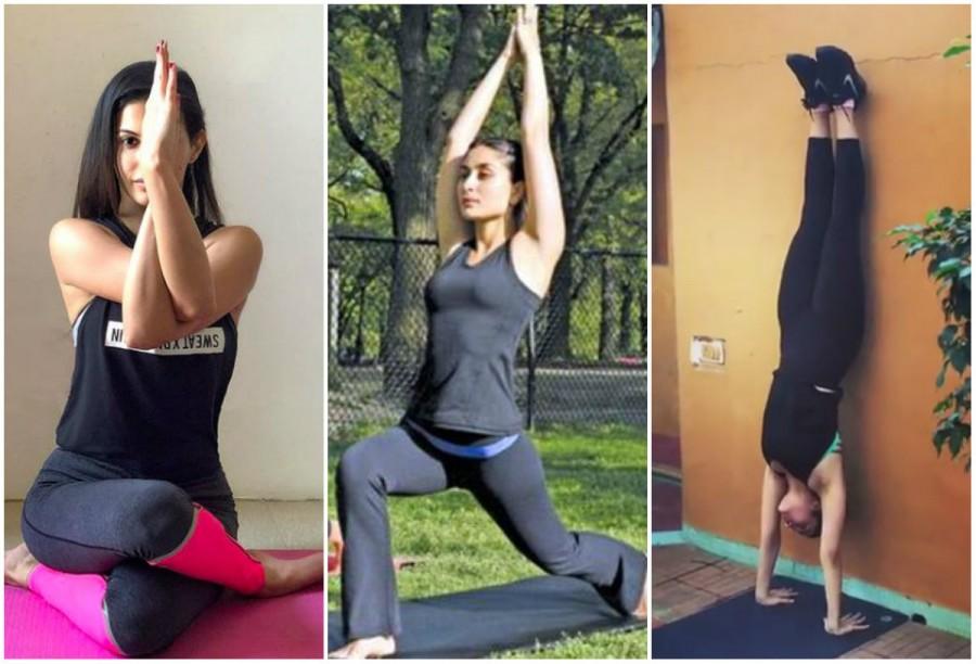 Yoga is not just for the body, it is for the mind as well and Bollywood actors have sworn by yoga forever because it makes them fit but lets them stay calm, composed and peaceful as well. This world yoga day, 21st June 2018, we wanted to discuss a few B'town celebs who don’t just do yoga but promote it and believe in it whole heartedly. Here are 5 actresses who remind you that doing the 'downward dog' is great for you. Kareena Kapoor,Alia Bhatt,Amyra Dastur,Nargis Fakhri,Jacqueline Fernandez,World Yoga Day 2018,World Yoga Day,celebs doing yoga,World Yoga Day pics,World Yoga Day images,World Yoga Day stills,World Yoga Day pictures,World Yoga Day photos