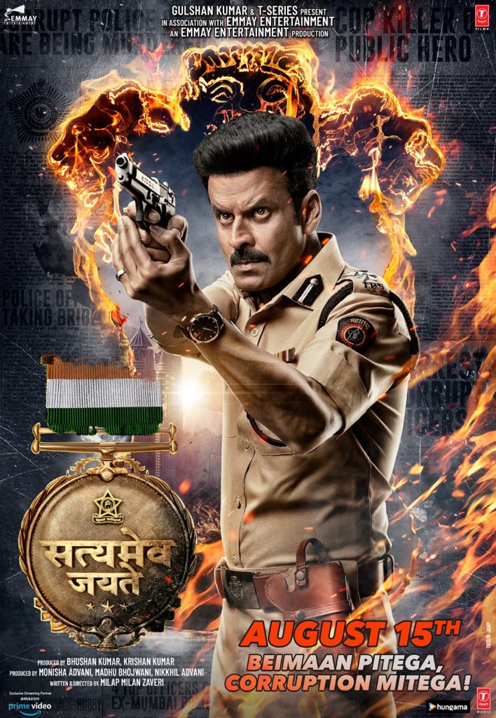 Directed by Milap Zaveri, the film is set to hit the big screens on August 15. It is likely to clash with Akshay Kumar's 'Gold' and Kangana Ranaut's 'Manikarnika'. John Abraham,actor John Abraham,Satyameva Jayate poster,Satyameva Jayate poster poster,Satyameva Jayate poster first look,Satyameva Jayate movie poster,Satyameva Jayate,Satyameva Jayate pics,Satyameva Jayate images