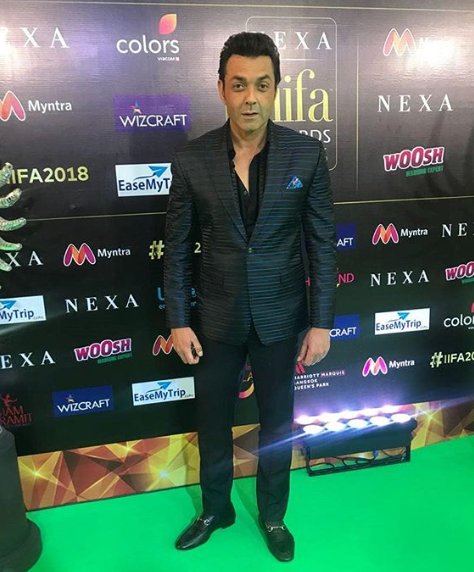 Bobby Deol looks dapper at IIFA Rocks. Radhika Apte,Diana Penty,Varun Dhawan,Karan Johar,Shraddha Kapoor,Arjun Kapoor,IIFA Rocks 2018,IIFA Rocks,IIFA Rocks pics,IIFA Rocks images,IIFA Rocks stills,IIFA Rocks pictures,IIFA Rocks photos