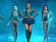 Jacqueline Fernandez sets the stage on fire with an electrifying performance at the Dabangg Tour 2018 show in Atlanta. The actress witnessed immense hooting and cheering from the audience as she made a smashing entry on the song Yaar Na Mile from Kick. Jacqueline was looking quite like a diva as she was seen wearing a peacock coloured glittery dress paired with thigh-high boots. She upped the game with a chic like makeup and pleat hairdo accessorised with a headgear. Followed by her solo performance, Jacqueline also grooved to Jumme Ki Raat and I Found Love along with her Race 3 co-star Salman Khan.  Jacqueline took to her social media captioning, "???? Atlanta #dabangg #worldtour ???????????????????????? thank you!!! #blessed".