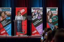 US First Lady Melania Trump promoted "kindness, compassion and positivity" at a youth conference, her first public appearance since her jacket controversy. "Kindness, compassion, and positivity are very important traits in life. It is far easier to say nothing than it is to speak words of kindness. It is easier to judge quickly than to take time to understand. It is often easier to see a glass half-empty than half full," she said at the Students Against Destructive Decisions' (SADD) annual conference on Sunday evening. "You have the power to be the positive force in so many people's lives. Show respect to each other. Treat your community like your family, and look out for one another," CNN quoted the First Lady as saying.