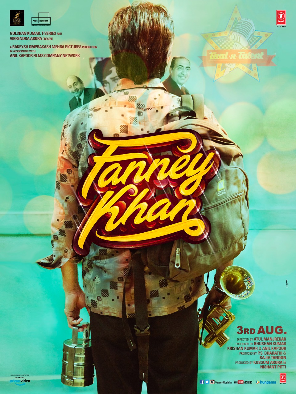 Fanney Khan first look poster Fanney Khan,Anil Kapoor,Fanney Khan poster,Fanney Khan first look,Atul Manjrekar,Fanne Khan,Aishwarya Rai