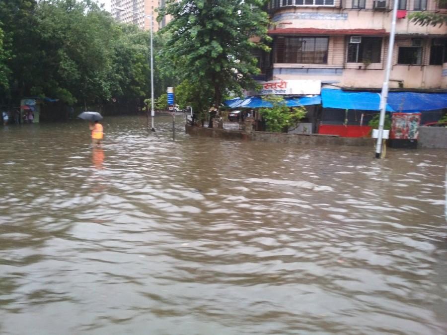 The Mumbai Fire Brigade, NDRF and other emergency services have launched relief operations but there are no reports of any casualties. Mumbai rains,mumbai rains update,Mumbai rains pics,Mumbai rains images,Mumbai rains stills,Mumbai traffic,Mumbai wall collapses
