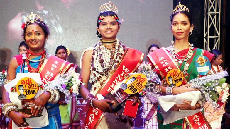 Pallavi Durua, who belongs to Odisha's Koraput district, was crowned as the first Tribal Queen at the Adi Rani Kalinga Tribal Queen competition held at Utkal Mandap here on Sunday. Panchami Majhi of Titlagarh and Rashmirekha Hansdah of Mayurbhanj were declared as the first and second runners-up of the beauty pageant respectively. The trio will now feature in a short movie on tribal culture, to be produced by a Mumbai-based producer. "Many tribal girls like me are not allowed to move around or study. After winning this crown, I hope I can be an example for others and they will also shed the superstitions and face the world," Pallavi said. Besides that, special awards were also given in seven different categories including tribal attire, photogenic face, best skin, best personality, the best presentation of ornaments, the best presentation of own culture and best in talent. The jury included a pool of guests from national and state-level, headed by Padma Shri Tulasi Munda, who is also the ambassador of the event. As many as 20 contestants took part in the final round of the competition. Pallavi Darua,Tribal Queen Pallavi Darua,Tribal Queen,Tribal Queen 2018,Adi Rani Kalinga,first Tribal Queen,first Tribal Queen pics,first Tribal Queen images,first Tribal Queen stills