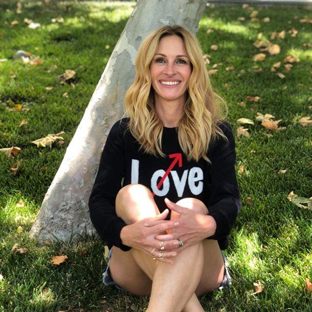 The Oscar-winning actress, 50, shared her first social media post on Tuesday. She showed off her iconic smile while wearing a black sweatshirt reading "Love" "Hello?," Roberts wrote in the caption. Roberts made an appearance on plenty of Instagram pages last month after attending Taylor Swift's show at the Rose Bowl in Pasadena, lifornia. Rebel Wilson, Amber Rose and Entertainment Tonight host Carly Steel all took selfies with the actress. Julia Roberts,actress Julia Roberts,Julia Roberts Instagram,Julia Roberts joins Instagram,Julia Roberts Instagram pics,Julia Roberts Instagram images,Julia Roberts new pics,Julia Roberts new images,Julia Roberts new photos