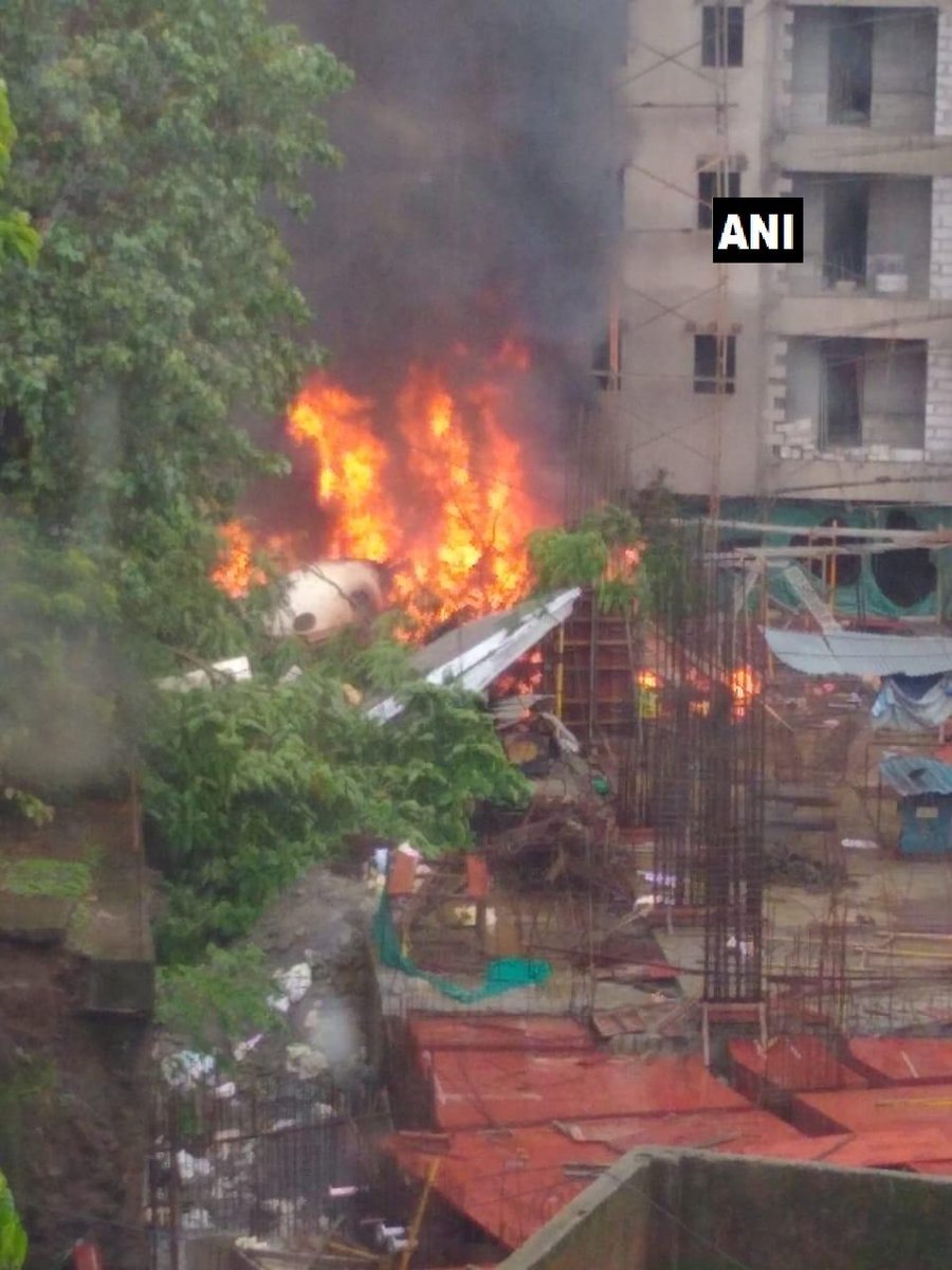 At least five persons including a pedestrian were killed when a small chartered plane crashed in the thickly populated suburb of Ghatkopar in north-east Mumbai, officials said. Eyewitnesses said the plane was seen hurtling down and crashed with a deafening roar before bursting into flames around 1.15 p.m. There were four people on board. Rescue officials who rushed to site said four bodies, whose identity was not clear, had been recovered from the smoking plane's wreckage. A passerby in the vicinity of the crash was burnt fatally when some burning fuel from the aircraft fell on him, said an eyewitness who was among the first to reach the spot. Chartered Aircraft,Chartered Aircraft crash,Aircraft crash,Mumbai Suburb,Ghatkopar