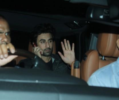 Bollywood movie Sanju witness a bucket full of stars at the special screening which held last night in Mumbai. The makers held a screening of Sanju for close friends and family members in the city. Celebs like Ranbir Kapoor, Sanjay Dutt, Maanyata Dutt, Priya Dutt, Neetu Kapoor, Manisha Koirala, Director Rajkumar Hirani with wife Manjeet and others graced the event. 'Sanju' is all set to be released on 29th June 2018.