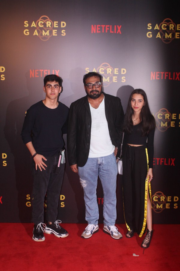 Anurag Kashyap attends Sacred Games premiere in Mumbai. Saif Ali Khan,Radhika Apte,Ishaan Khatter,Sacred Games premiere,Sacred Games premiere pics,Sacred Games premiere images,Sacred Games premiere stills,Sacred Games premiere pictures,Sacred Games premiere photos
