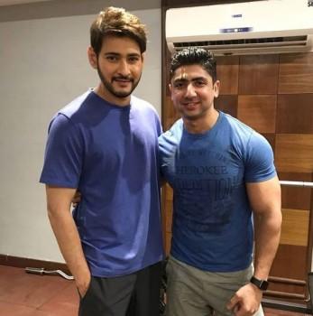 Mahesh Babu is leaving no stone unturned for this film. The actor is training hard and is prepping up for the role. Mahesh has also started training with trainer Mustafa for the film. Mahesh Babu took to Instagram sharing the picture with his trainer captioning, 