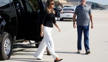 Melania Trump,first lady melania trump,Arizona border detention center,detention center,Arizona detention center