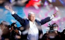 Left-wing candidate Andres Manuel Lopez Obrador of the National Regeneration Movement has won the presidential elections in Mexico, according to the country's electoral body. Lopez Obrador called it a "historic day" after the National Electoral Institute (INE) attributed him at least 53 per cent of the votes in a quick count of a sample of 7,700 ballots, Efe news reported. His closest rivals admitted defeat and congratulated Lopez Obrador on his victory. "I express my respect to those who voted for other candidates and parties, and also for the three presidential candidates representing the different organizations that have recognized our triumph and victory today," Lopez Obrador told a crowd of jubilant supporters at an event in Mexico City late Sunday (local time). "I call all Mexicans for reconciliation and to put best interests above personal interests, however legitimate," said Lopez Obrador, who is set to assume office on December 1. The silver-haired 64-year-old left-wing nationalist promised profound changes in the country during his mandate and assured he would work to establish an "authentic democracy".