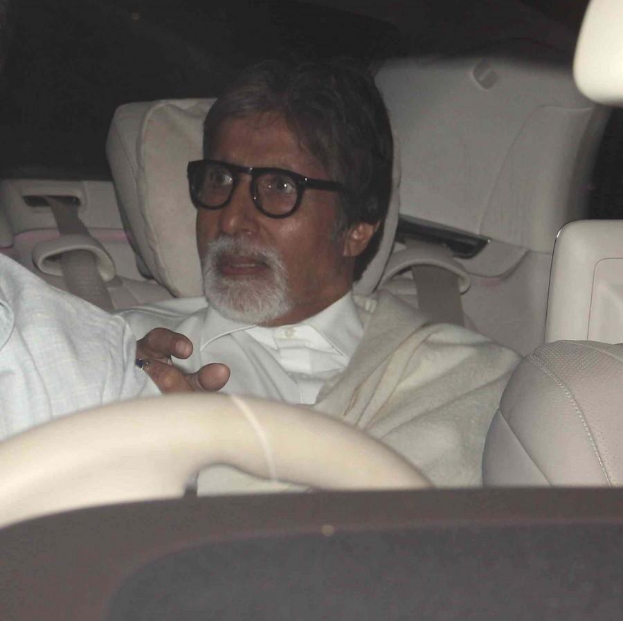 'OK Kanmani' Screening: Amitabh Bachchan OK kanmani,OK Kanmani screening,amitabh bachchan,mani ratnam,Dulqer Salmaan,nithya menen,photos