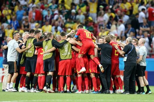 Fernandinho's own goal in the 13th minute and Kevin De Bruyne's 31st-minute strike meant Belgium led 2-0 at the half-time. Renato Augusto (76th minute) revived Brazil's hopes but it was too late as Belgium set up a semi-final with 1998 World Cup winners France, the only pre-tournament favourites to be in the last four. Roberto Martinez's Belgium orchestrated a counter-attacking game to near perfection as they caught Brazil, who were without their key defensive midfielder Casemiro, napping. Belgium, who were 0-2 down to Japan in their pre-quarterfinal before winning 3-2, went up 2-0 against Brazil, who were boosted by the return of Marcelo. Belgium replaced forward Dries Mertens with Nacer Chadli in order to make their more compact and instead they put attacking midfielder Kevin De Bruyne near the attackers, Eden Hazard and Romelu Lukaku. Brazil, playing with a 4-3-3 formation, had a promising start and could have taken the lead in th early seventh minute when a corner from the left saw the ball jump out of Thiago Silva's thigh and kissed the left post.