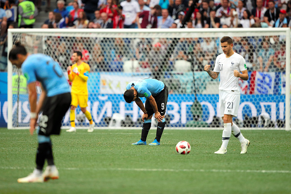 Godin and Paul Pogba then got tangled in the scuffle before the situation was diffused with yellow cards for both Rodriguez and Mbappe. FIFA World Cup 2018,FIFA World Cup,France beats Uruguay,France trash Uruguay,France enters semis,FIFA World Cup pics,FIFA World Cup images,FIFA World Cup stills,FIFA World Cup pictures