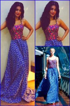 Shruti Haasan Promotes 'Gabbar Is Back' at 'Comedy Nights With Kapil' in Shilpa Reddy's NEW YORK collection