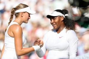Wimbledon 2018,Serena Williams beats Kristina Mladenovic,Serena Williams,Kristina Mladenovic,Wimbledon,Serena Williams advances to round 4,.Serena Williams in Wimbledon,Wimbledon pics,Wimbledon images,Wimbledon stills