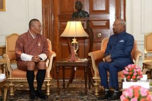 Bhutan PM Tshering Tobgay,Bhutan PM,Tshering Tobgay,President Ram Nath Kovind,Ram Nath Kovind