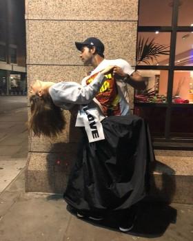 'Mental Hai Kya' stars Kangana Ranaut and Rajkummar Rao went crazy on the streets of London after wrapping up the shooting of the movie. The official Instagram account of the actress' team shared the picture wherein Kangana and Rajkumar could be seen giving a romantic pose. The caption reads, 