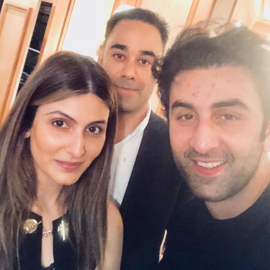 Ranbir Kapoor at Neetu Kapoor Birthday  Ranbir kapoor hairstyle, Ranbir  kapoor, Ranbeer kapoor