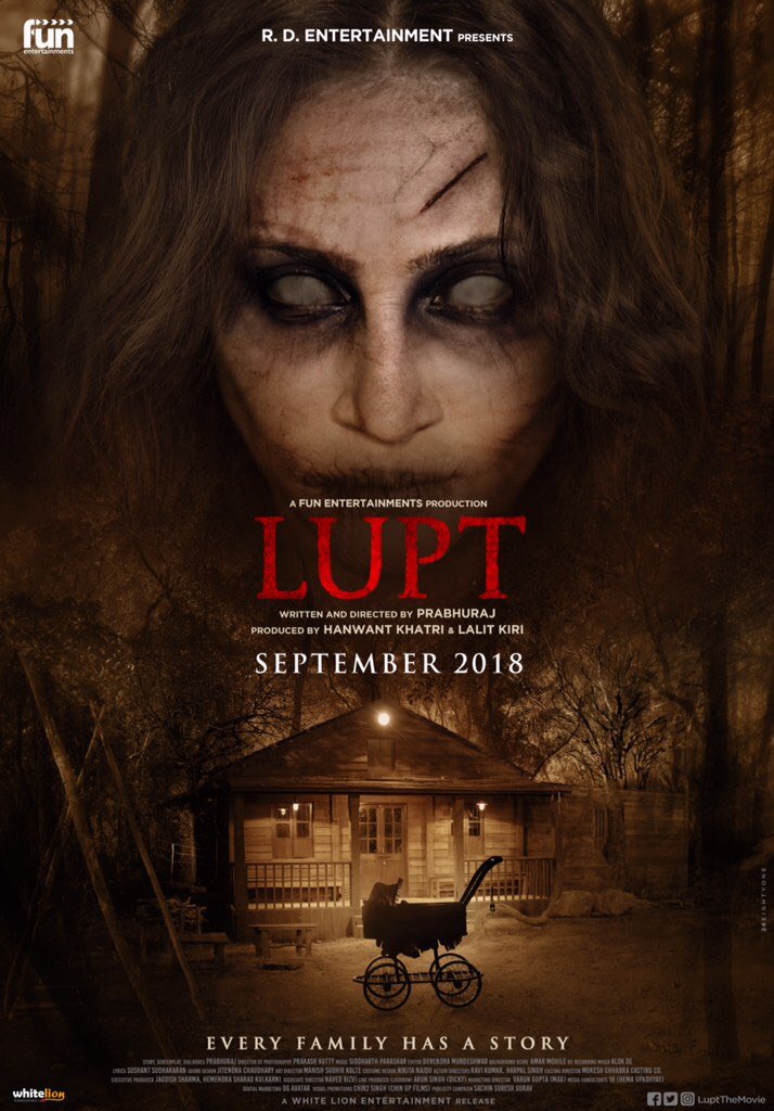 Director Remo D'souza has unveiled the first look poster of LUPT movie by tweeting: "Proud to announce #LUPT directed by @prabhuraj_n to release this September. Check out the first look. @luptthemovie all the best guys". The movie is written, directed by Prabhuraj and produced by Hanwant Khatri and Lalit Kiri under the Fun Entertainments's banner. LUPT,LUPT first look,LUPT poster,LUPT movie poster,LUPT movie pics,LUPT movie images,LUPT movie stills,LUPT movie pictures,LUPT movie photos