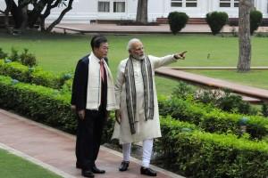 Narendra Modi,PM Narendra Modi,South Korean President Moon Jae-in,Moon Jae-in,Moon Jae-in visits Gandhi Smriti,Gandhi Smriti,Mahatma Gandhi