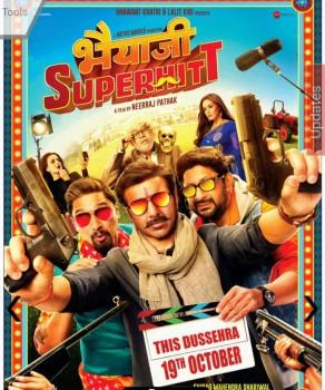 The first look poster of Sunny Deol's action-comedy flick, 'Bhaiyyaji Superhitt' is finally out. The actor will be seen donning the look of a gangster in the film. Taking to his Twitter, Deol unveiled the poster, writing, 